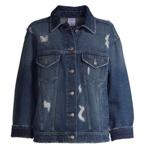 New No Boundaries Juniors' Denim Jacket